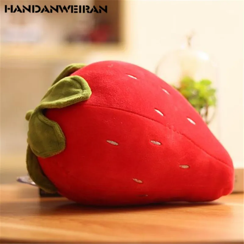 

1PCS Strawberry Plush Toy Woman Kids Fruit Stuffed Toys Small Pendant Company Activities Gift Hot Sale10CM HANDANWEIRAN