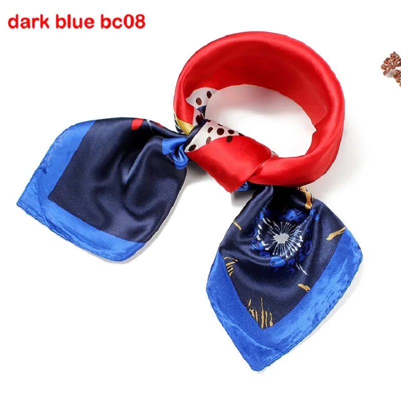 Бандана женский маленький квадратный шелковый шарф с принтом маленькие размеры