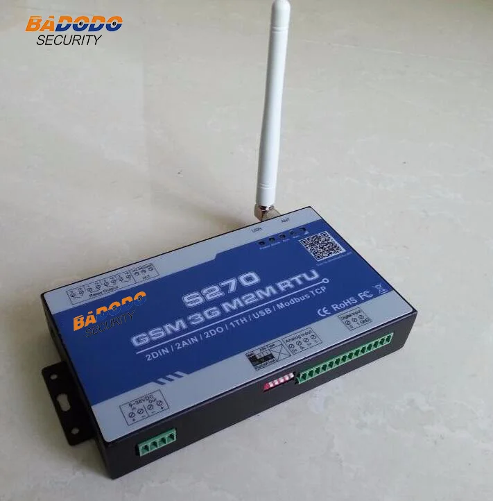 GSM/3G M2M RTU Control ler S270 с 2 релейными выходами + приложение для мониторинга BTS