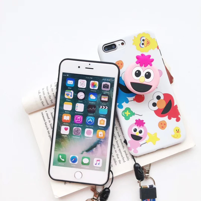 GYPHCA Улица Сезам Забавный чехол для телефона iphone X XR XsMax поддержка воздушной сумки +