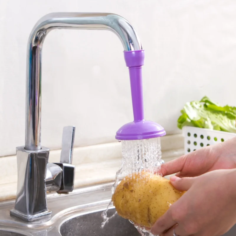 

Faucet Can Rotate 360 Degree Shower Head Antispattering Water-saving Tap Nozzle Extended Filter Water Saving Device Bathroom