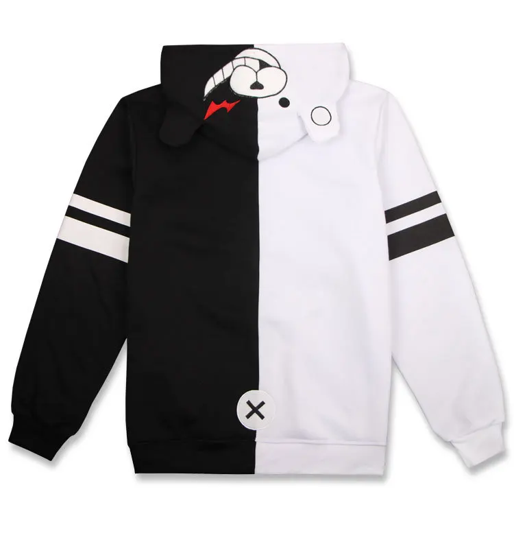 Аниме Danganronpa косплэй костюм унисекс толстовки с капюшоном пальто куртка