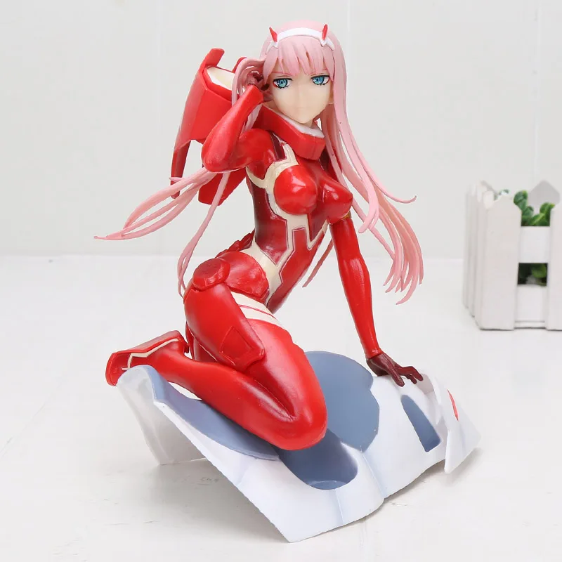 no box 15 см аниме DARLING in the FRANXX Zero Two Код: 002 ПВХ фигурка модель игрушки - Цвет: no box