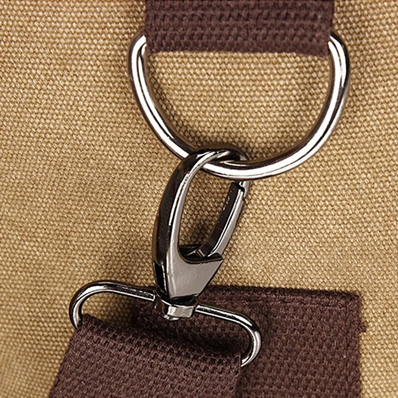 Мужской модный рюкзак вместительный холщовый сумка на плечо мужская дорожная