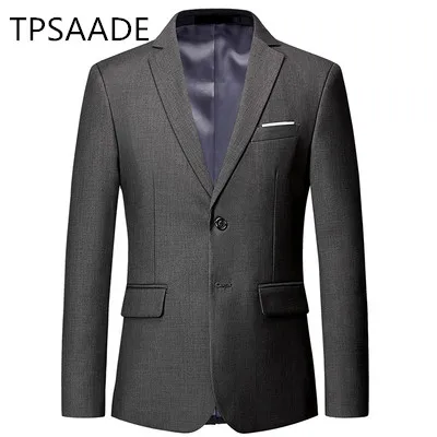 Tpsaade Красивый Slim Fit One Button костюм жениха смокинги для женихов мужчин