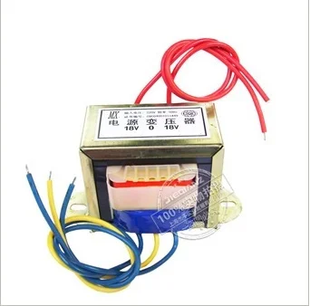 EI 50 Вт трансформатор 220 В до 18 x 2 18v 0v 18в двойная в полная медь|Трансформаторы| |