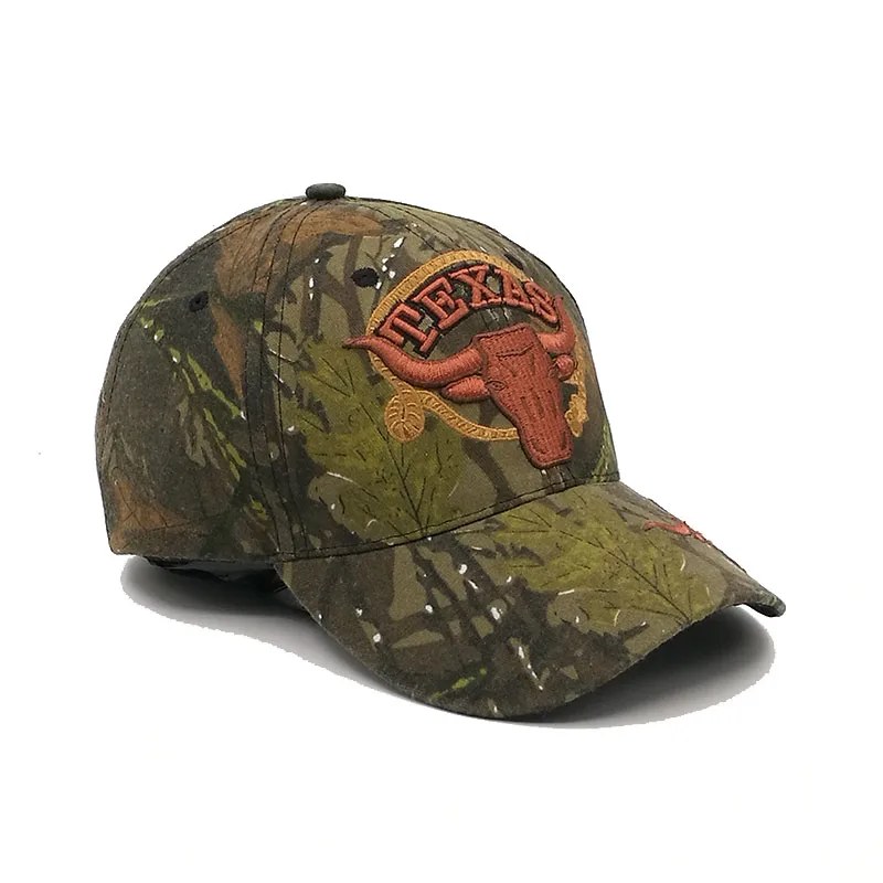 QUJIHAI Техас бейсболка ковбойская Snapback кепки s для мужчин солдатская шляпа камуфляж
