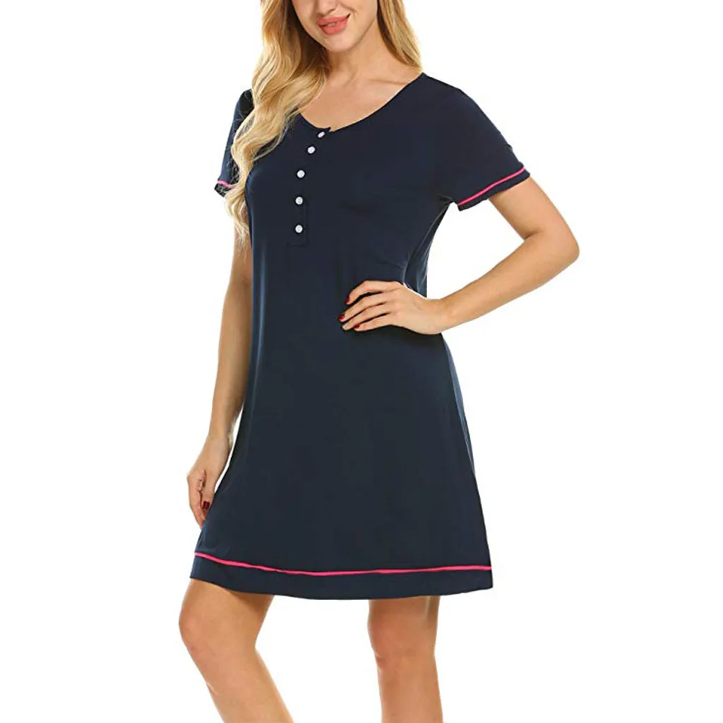 Ночная рубашка для беременных и кормящих Спортивный костюм платье грудного