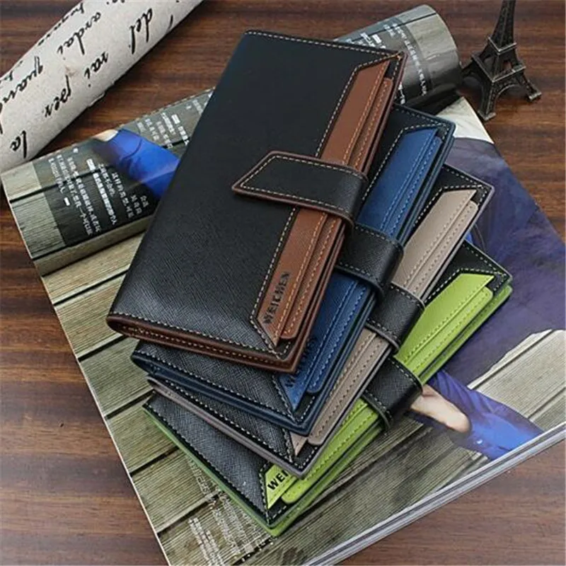 2016 новых европейских и американских мода десять строк долго бумажник мужчины