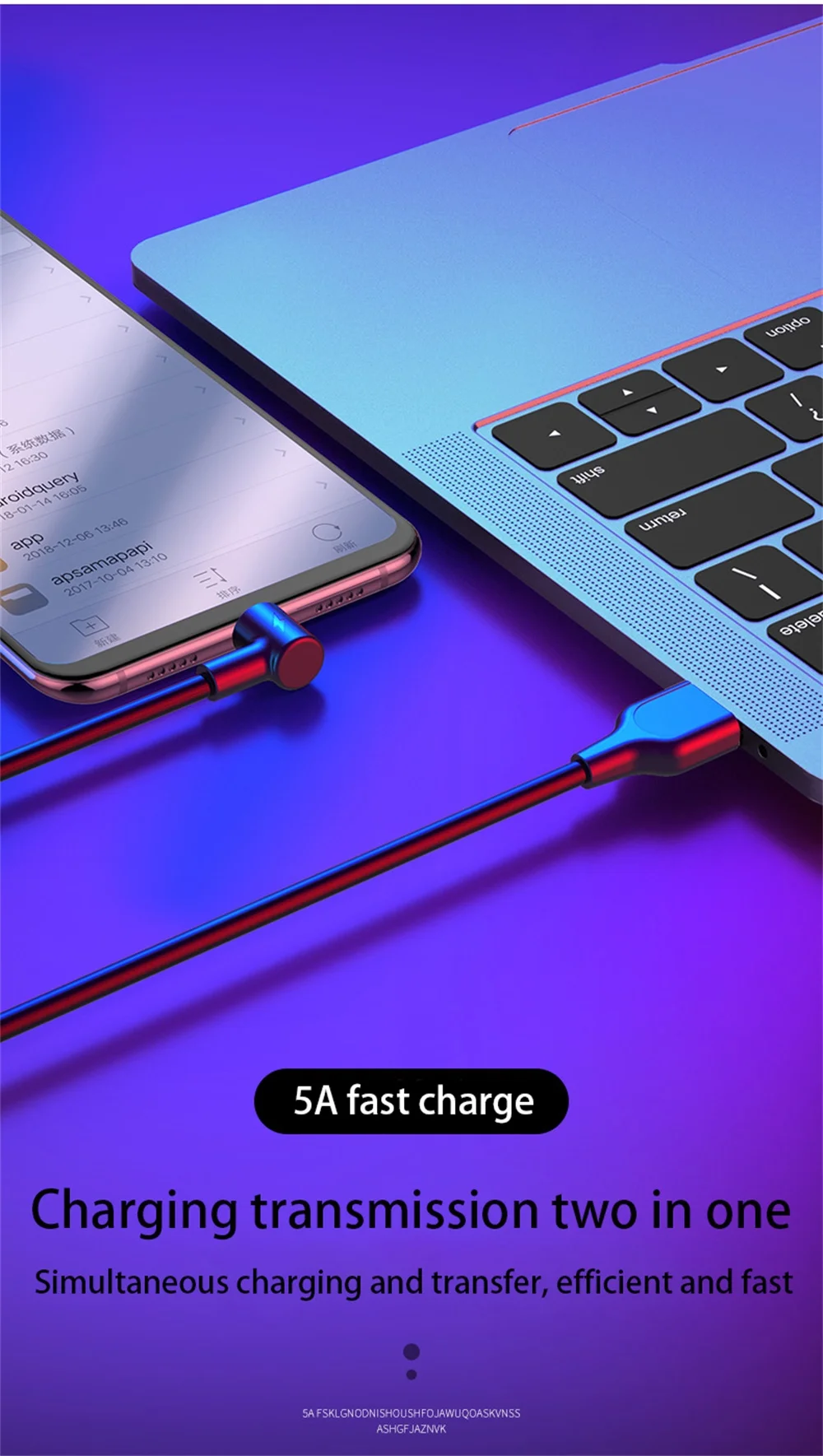 FSU 5A USB C супер быстрый зарядный кабель QC3.0/4,0 USB type c для huawei mate20 P20 P30 samsung Galaxy S8 S9 S10 Xiao mi 9