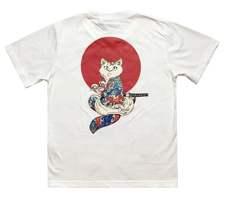 Aolamegs, Мужская футболка, японская футболка с рисунком Ukiyo-e, повседневные футболки с круглым вырезом, Harajuku, уличные футболки, летняя уличная одежда
