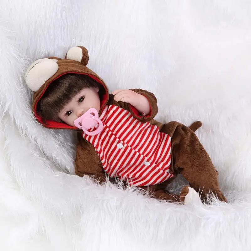 Мягкие силиконовые детские куклы Bebes reborn подарок для детей кукла-реборн NPK 18