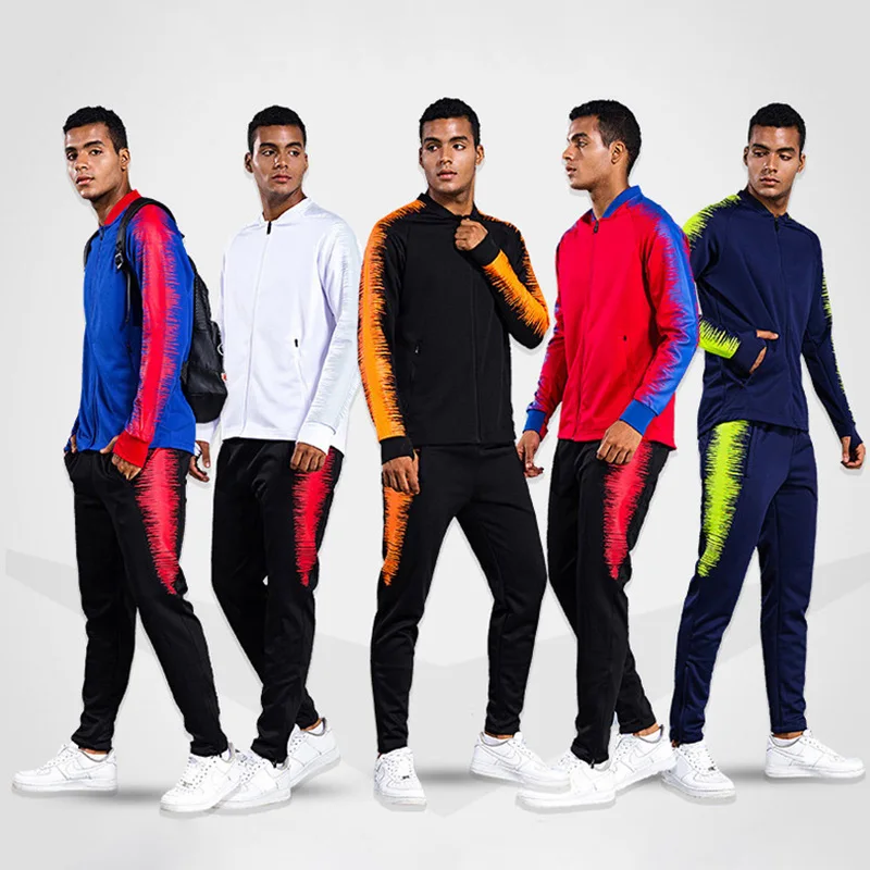 Футбольные костюмы 2019 мужские футболки с длинным рукавом Индивидуальные для