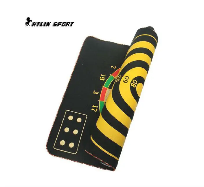 Дартс костюм 15 &quotдвухсторонний Флокирование Магнитная доска пластина шести