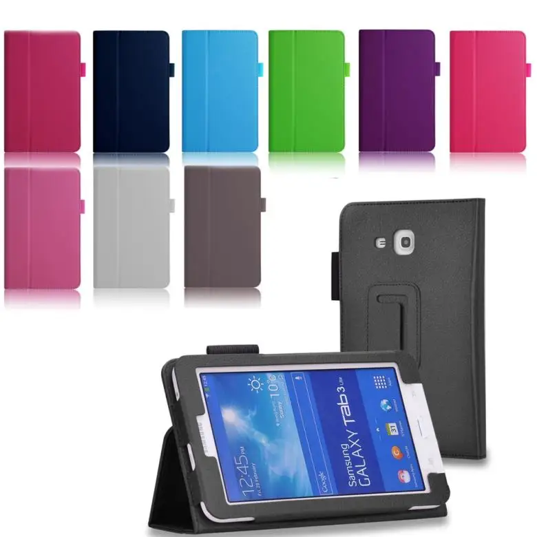 Для samsung Galaxy Tab3 Lite 7,0 T110 T111 T113 T116 7 дюймов планшет из искусственной кожи складной чехол-книжка с подставкой для SM-T113NU чехол s