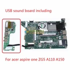 Материнская плата NOKOTION MBS0506001 MB.S0506.001 DA0ZG5MB8G0 для acer aspire one ZG5 A110 A150, с USB-разъемом