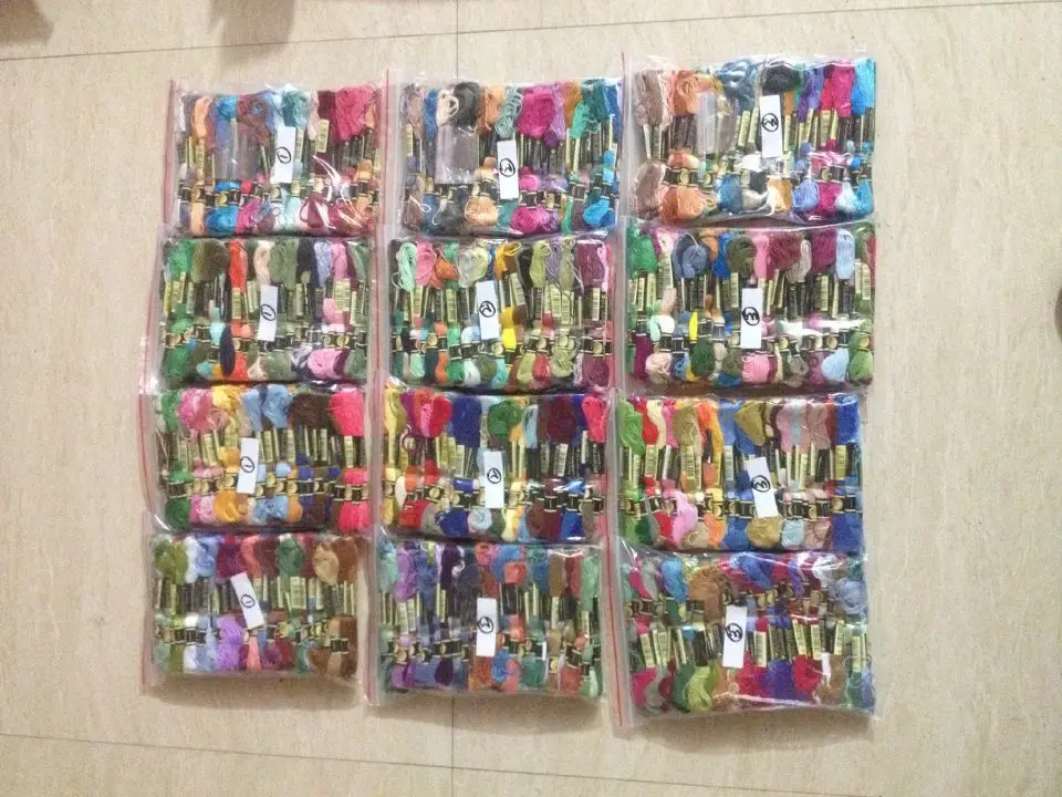 4TH JCSOYFUL Similar DMC Choose Any Color Room CXC Thread 100 Pcs/lot Cross Stitch Embroidery Floss your color | Дом и сад