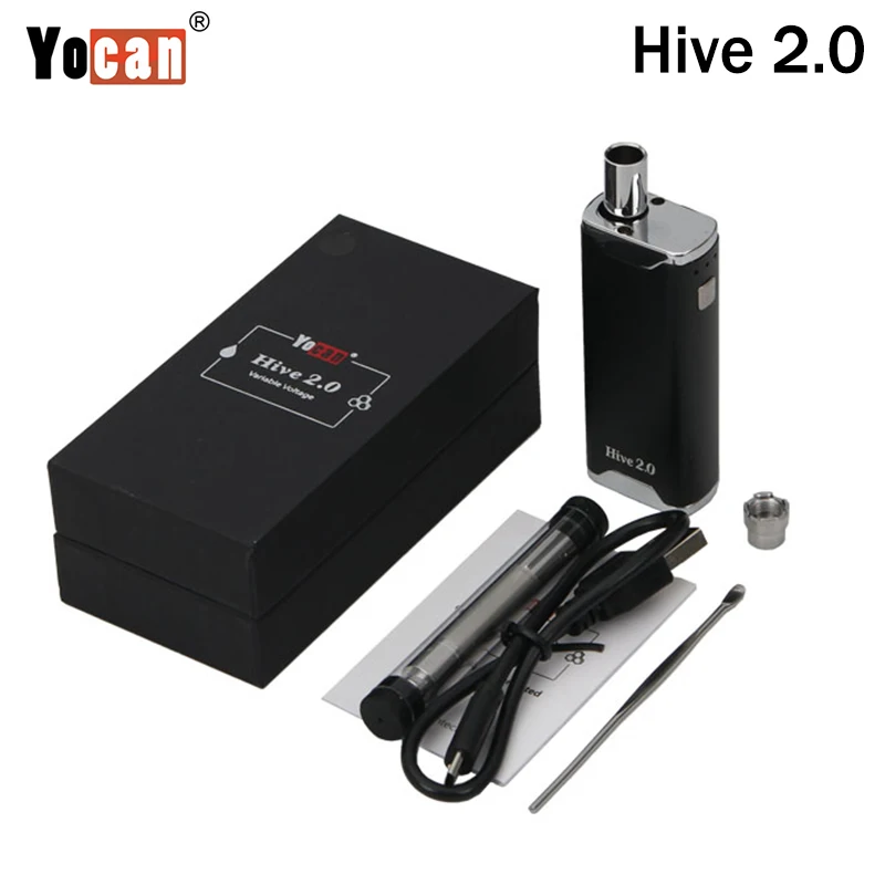 Оригинал Yocan куст 2.0 комплект 650 мАч Батарея сухой травы испаритель mod электронная