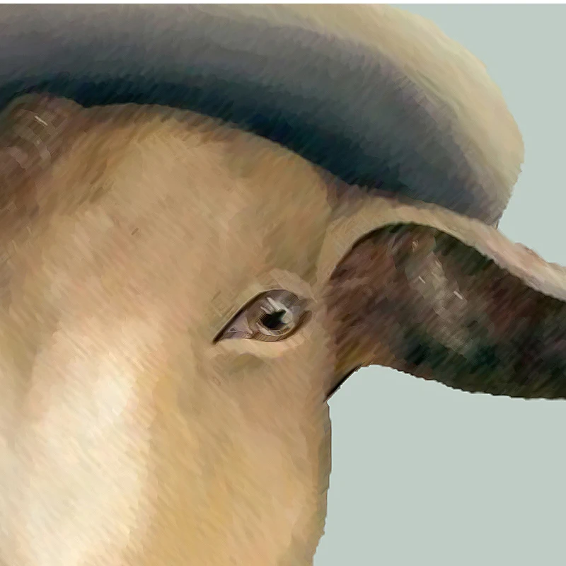 Портрет джентльмена козы животных холст художественный принт постер Настенная