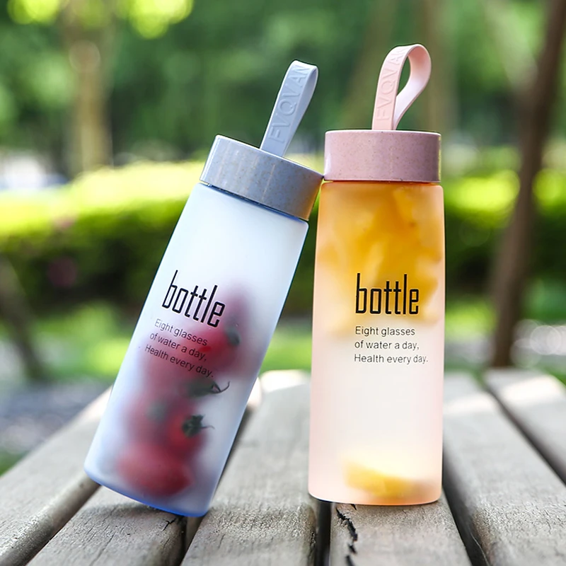 Пластиковая бутылка для воды 500 мл Спортивная модные дорожные бутылки питья