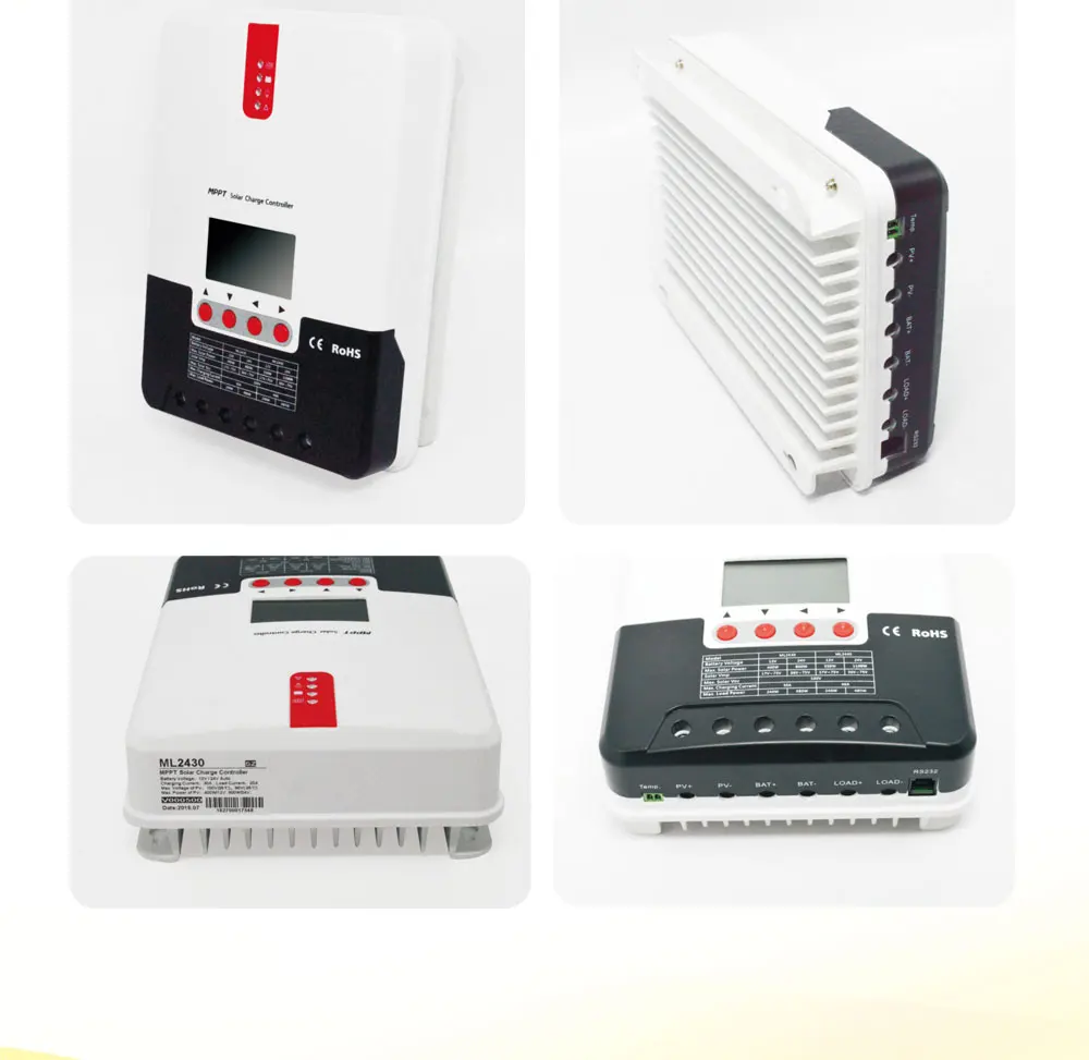 SRNE MPPT Контроллер заряда для фотоэлектрических систем 30A 40A AC/DC 12V/24V Авто