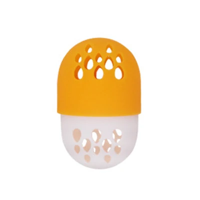 Orange Мягкий силиконовый держатель для сушки порошка, подставка для яичная подставка для красоты, микрофибра, губка, подставка для дисплея, контейнер для блендера, Аксессуары для красоты - Цвет: Orange