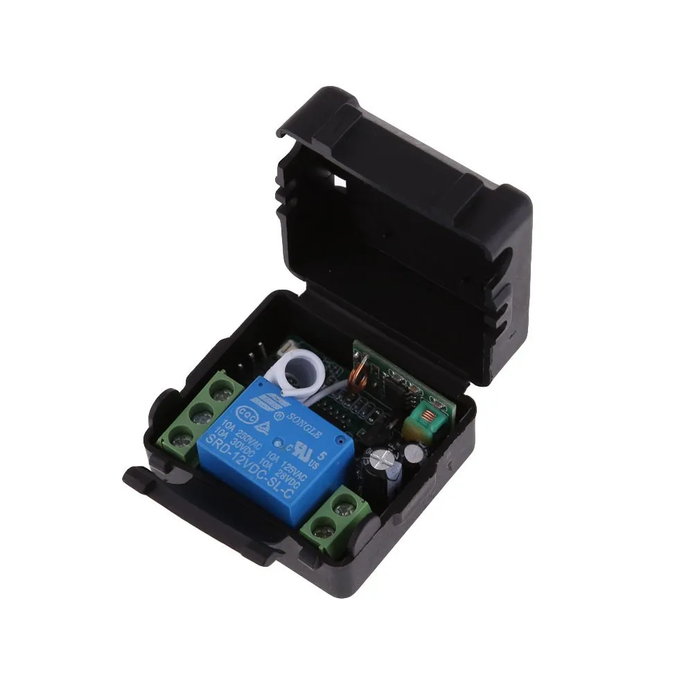 Новинка 315MHz 433MHz DC 12V 10A RF беспроводной мини-переключатель релейный приемник
