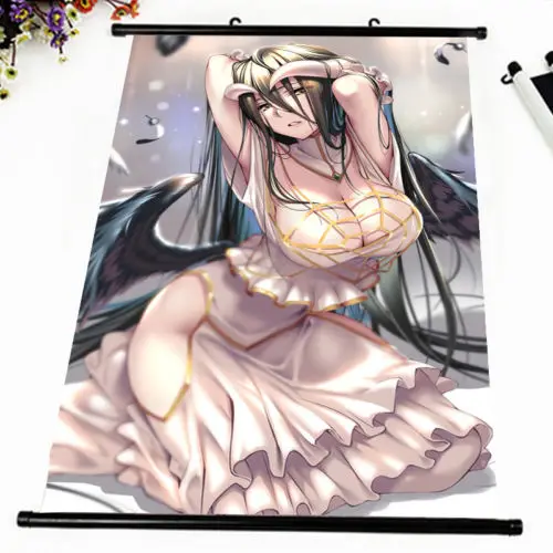 Аниме постер Новый OVERLORD Albedo настенная прокрутка печатная картина домашний декор