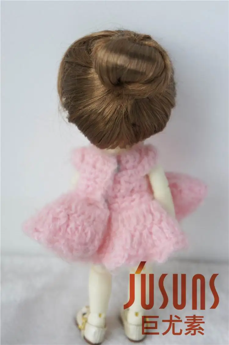 JD049 1/8 1/12 модный парик для кукол милый синтетический мохеровый s BJD 3 4 дюйма 5 дюймов