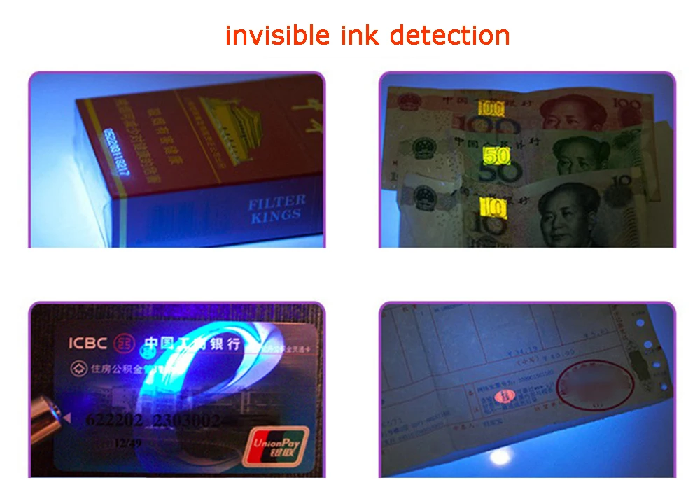 365NM УФ-свет USB Перезаряжаемый светодиодный фонарик черный свет маленький размер ручка для домашних животных детектор пятен мочи ультрафиолетовая УФ-исцеляющая Смола лампа