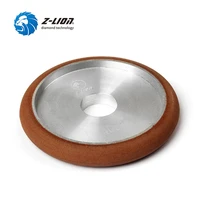 z lion diamond fluting wheels resin bond 14mm thickness r7 type flutes wheel for granite marble grinding tools grit 50 3000