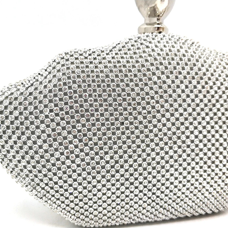 Crystal purse women bridal wedding wallet evening party bag cross body crystal shoulder | Багаж и сумки