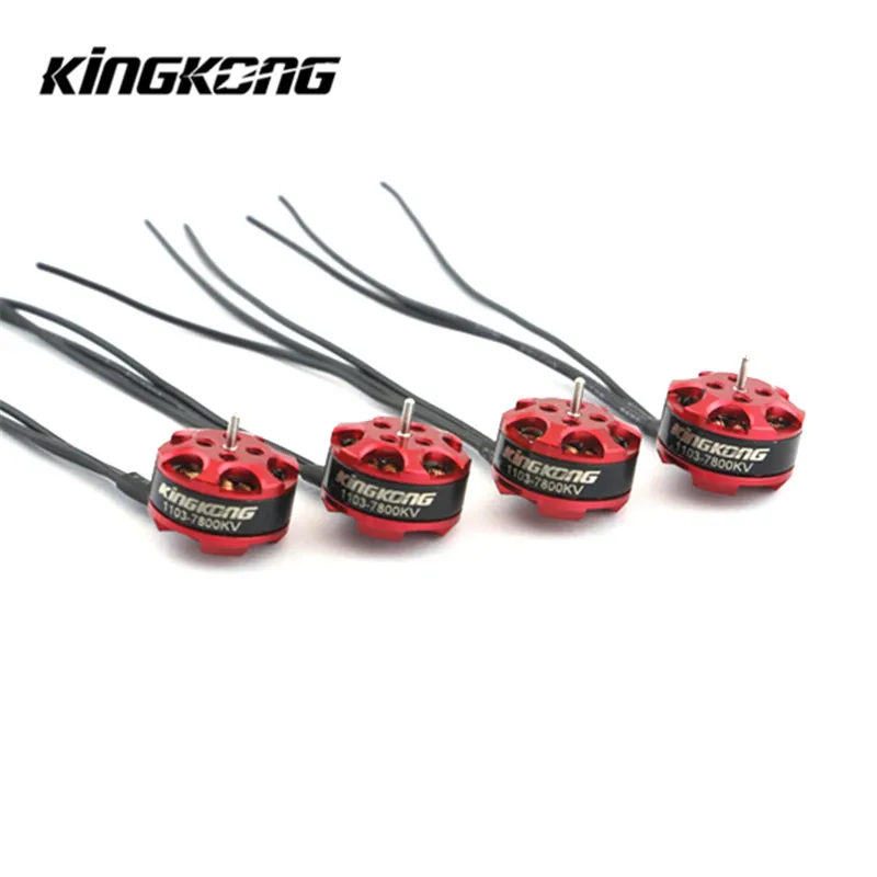 4X Kingkong 1103 7800KV 1-3S Brushless Motor For 50 80 100 FPV Racing Frame | Игрушки и хобби