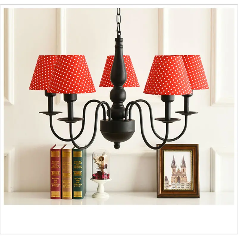 Освещение для детской кровати в европейском стиле E27 держатель лампы 220 В цветной