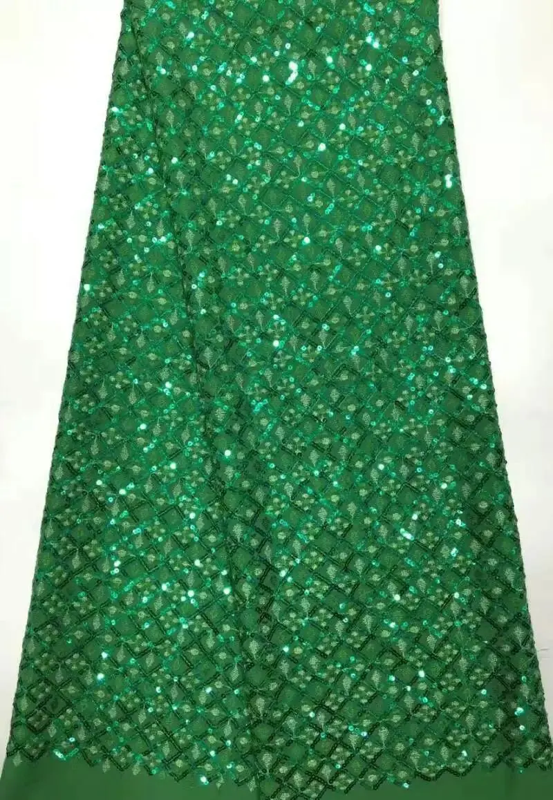 Free shipping Tulle French lace fabric for party&ampwedding dress high quality African net with sequins! NX2266 | Дом и сад