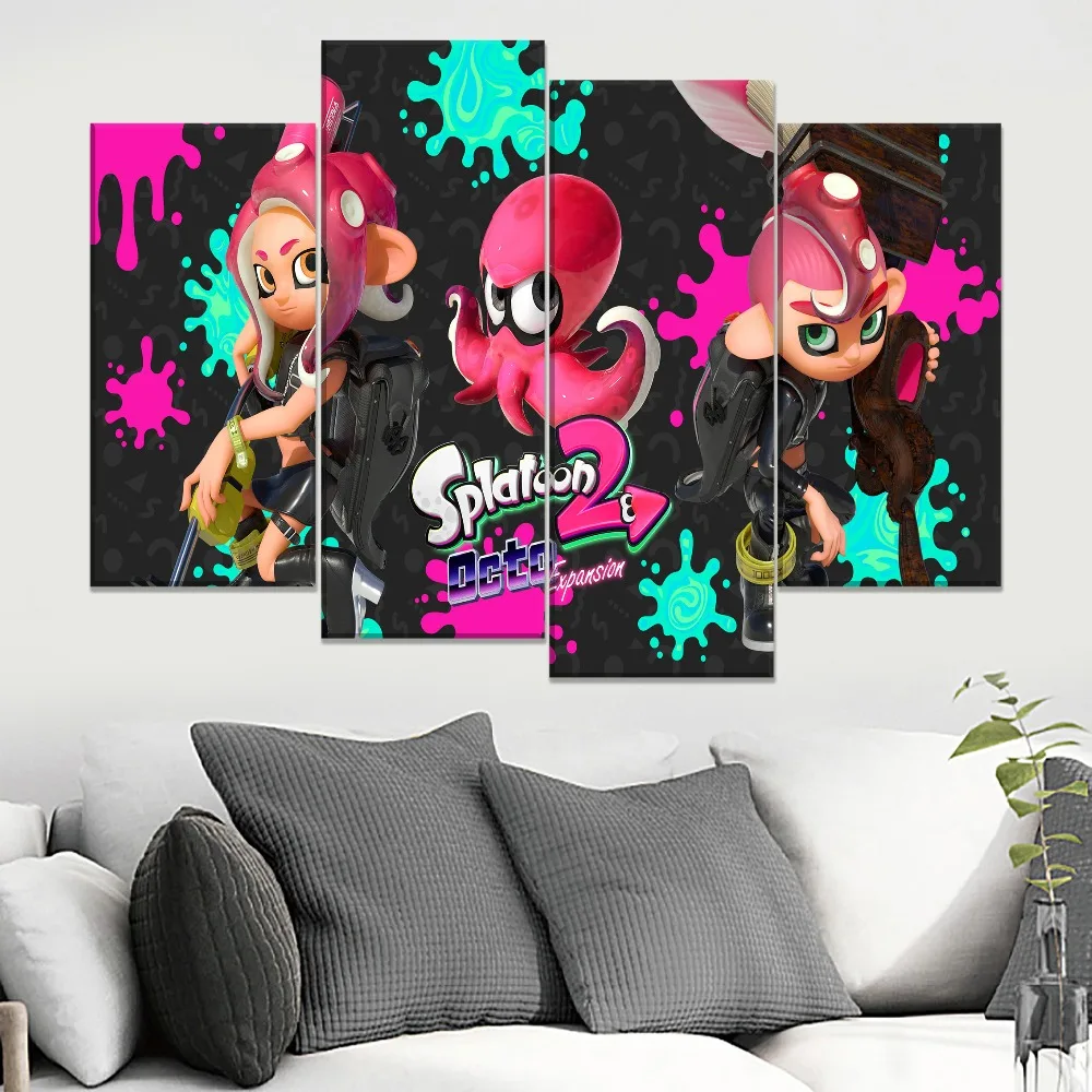Картина из игры Splatoon 2 Современная Декоративная Настенная картина для детской