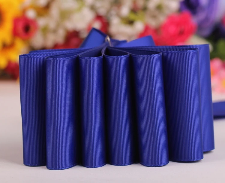 Ленты грогрен однотонные 2-1/2 дюйма (63 мм) для декорирования свадеб, дома и создания одежды самостоятельно оптом 100 ярдов
