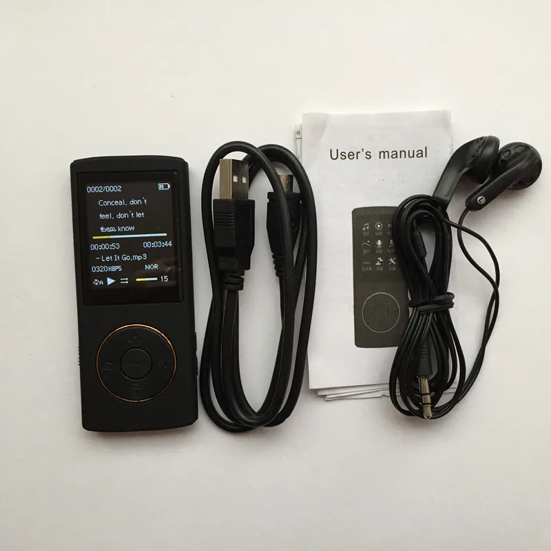 2017 8 ГБ 16 HiFi MP3 музыкальный плеер 45 часов воспроизведения FM Радио Mp3 с Регистраторы