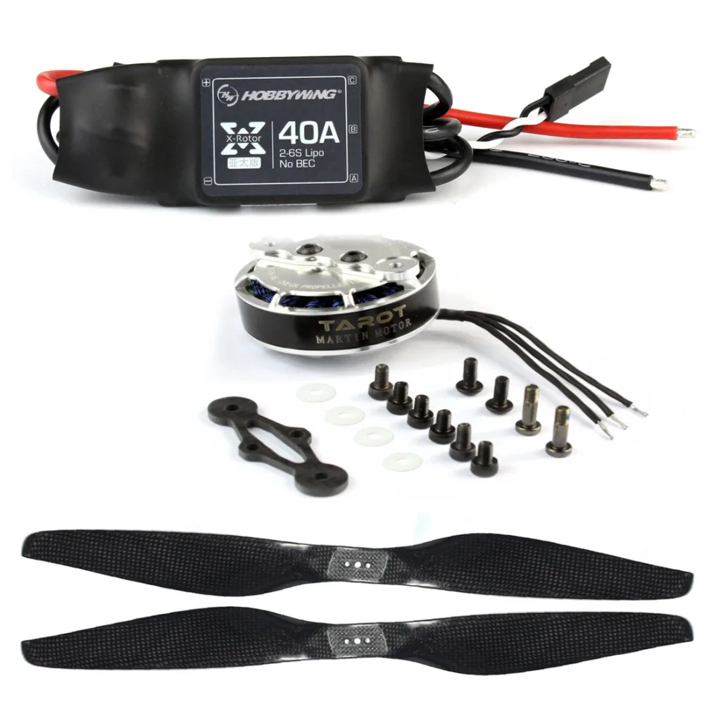 Комплект с рамкой ZD850 сделай сам зубчатой передачей 40A ESC 1555 амортизатор FPV 6-осевой