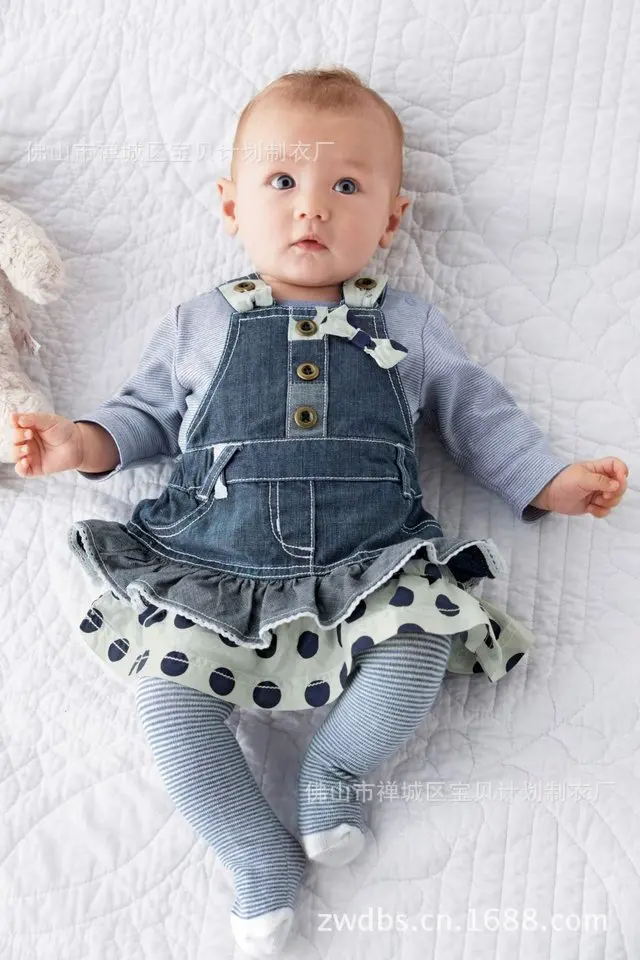 Бесплатная доставка 2013 новый бренд ребенок-девочка костюм с длинным рукавом +