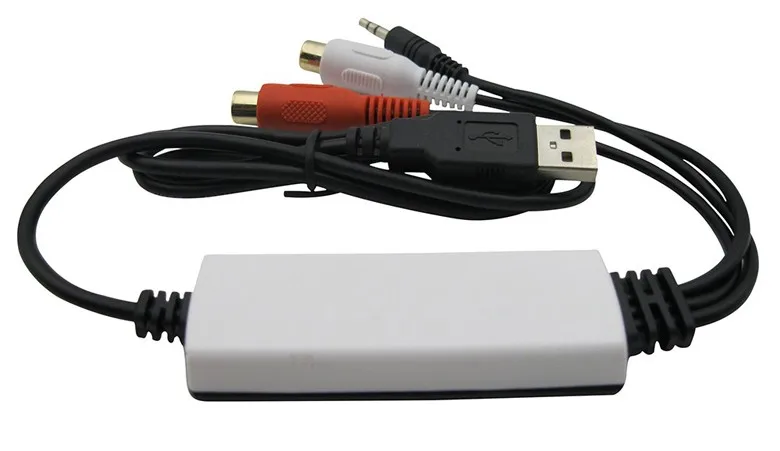 EZCAP USB аудио Захват рекордер 3 5 мм RCA R/L входные турникеты/кассетные ленты к MP3