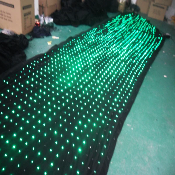 P18 3 м* 3 м Led Vision занавес триколор RGB 3в1 Led видео занавес 30 видов шаблонов воспроизведение DJ оборудование авто/Руководство/DMX управление