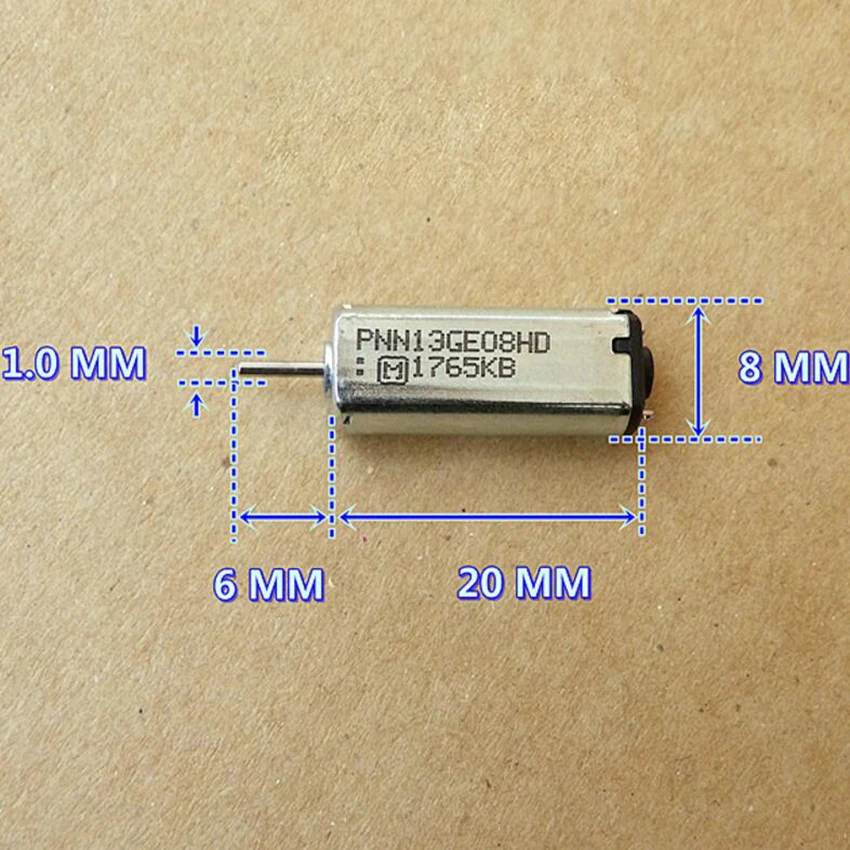 Мотор K30 8*6*20 мм 5 В 22000 об./мин. 1 шт.|Двигатель постоянного тока DC| |