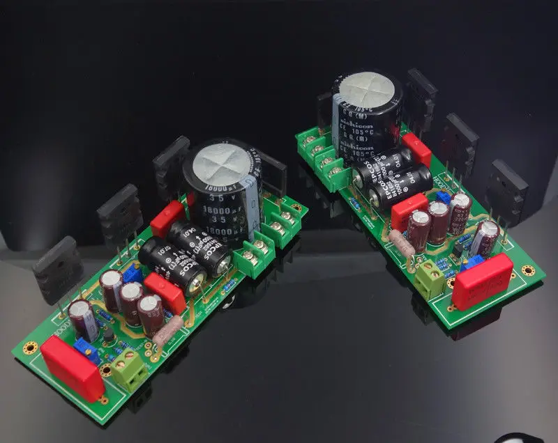 

ZEROZONEOne Pair Hood 1969 Class A Power Amp Kit/board 25W+25W Toshiba 2SC5200 L11-16