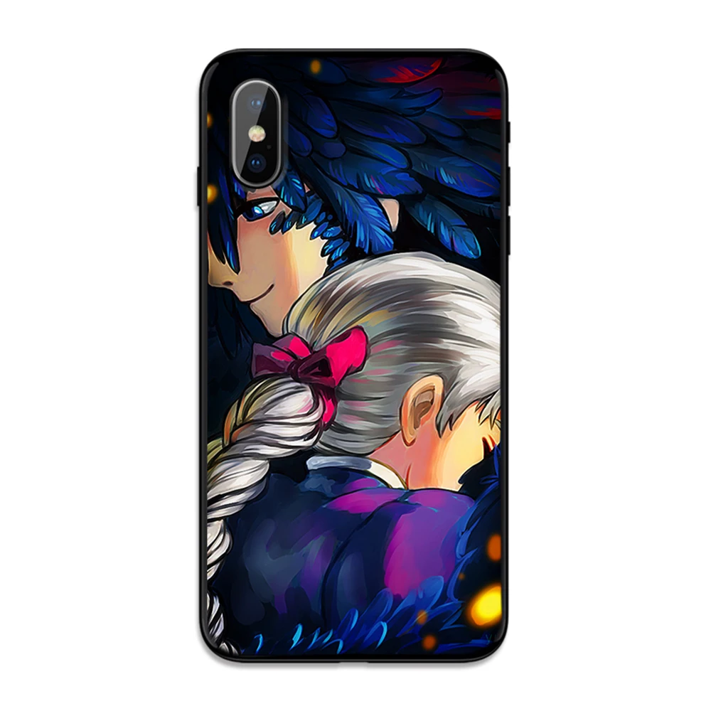 Hayao miyazaki moves a castle Soft TPU Case Cover for Apple iPhone 6 6S 7 8 Plus 5 5S SE X XS MAX XR Silicone Cases | Мобильные