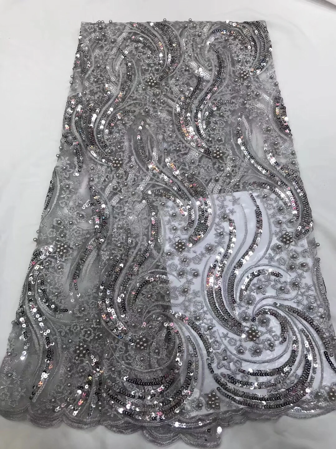 

African lace fabric pink Nigeria lace fabric bride 2019 high quality net tulle lace fabric for wedding party CD3223