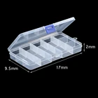 WLYeeS регулируемая 15 ячеек, прозрачная фоторамка, фоточехол, контейнер, домашние принадлежности, коробки