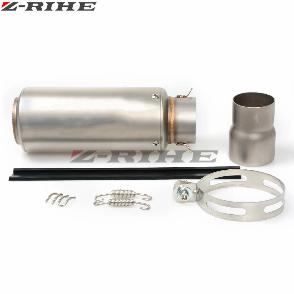 51-61 мм Модифицированная выхлопная труба для мотоцикла глушитель из углеродного