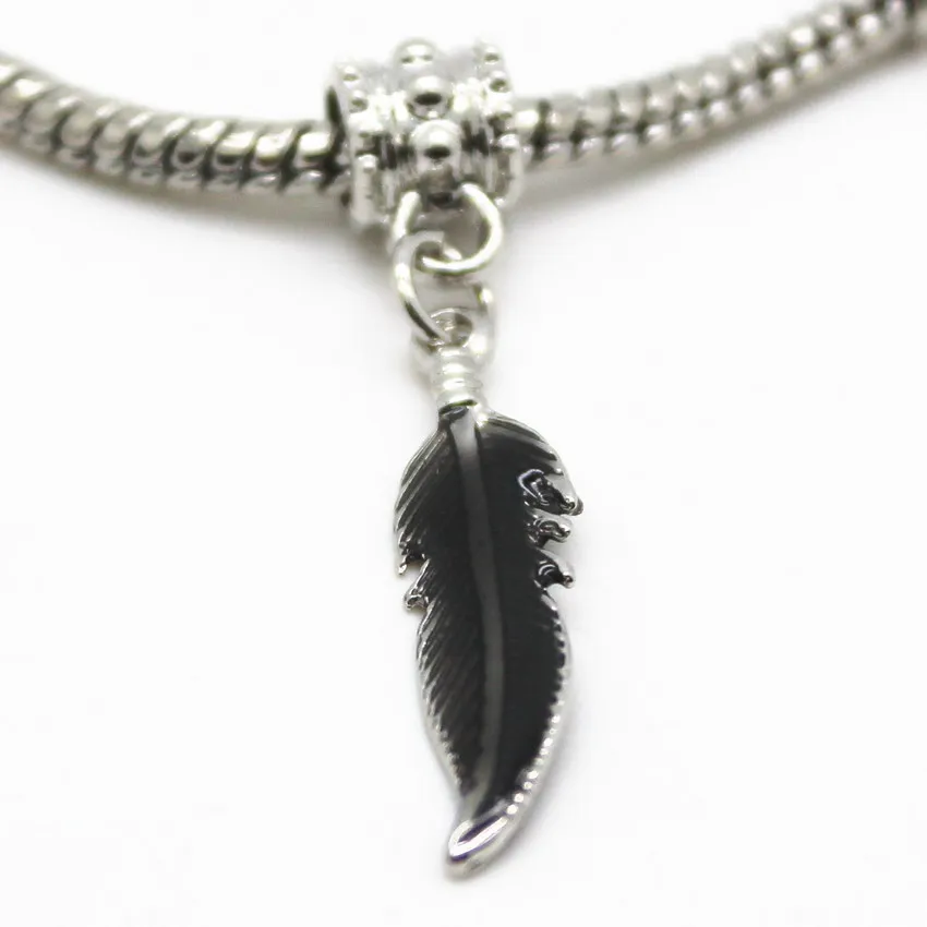 2 шт. браслет с большим отверстием Модный кулон полым замком европейские браслеты