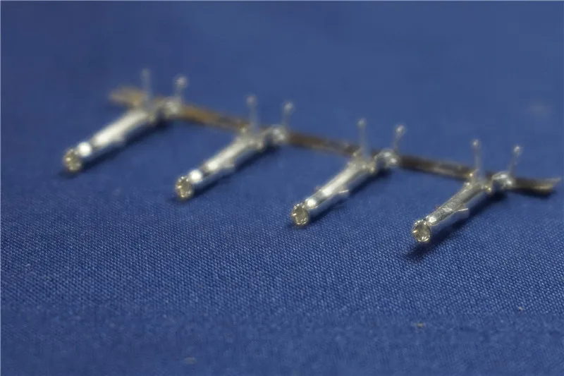 100 шт. Клеммная розетка контакт Олово обжимной 18-22 AWG штампованный разъем FL 4,14 мм 0,16" Мини Универсальный mate-N-Lok 770988-1